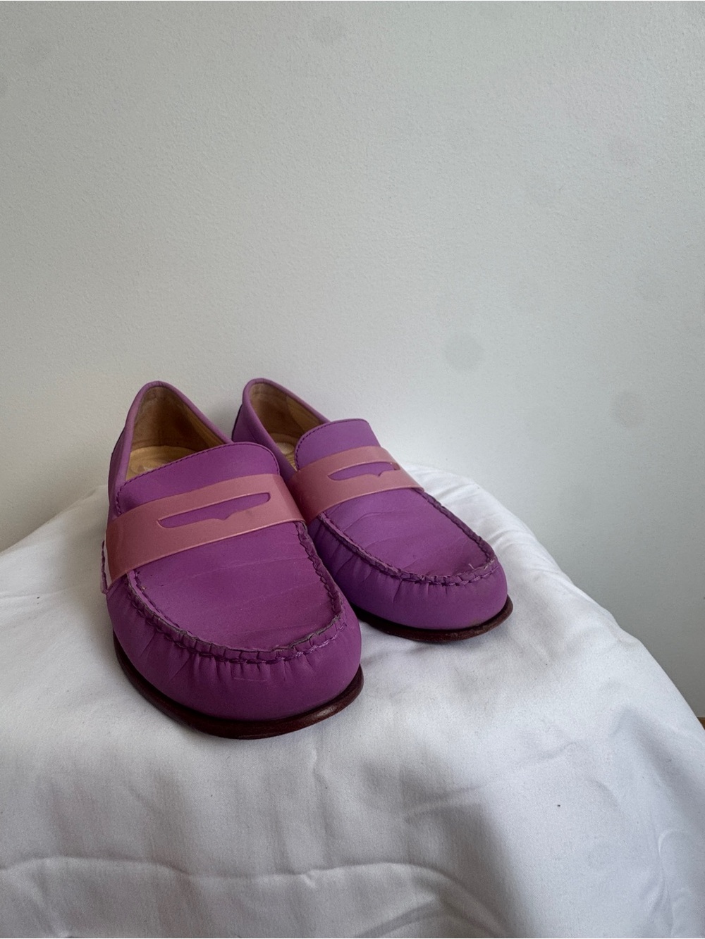 Cole Haan Purple and Mauve Women's Penny Loafers 7.5